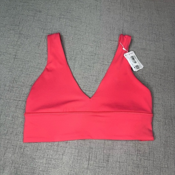 Lululemon Align V-Neck Bra A/B Cup Glazed Pink Size 8 NWT - Picture 5 of 10